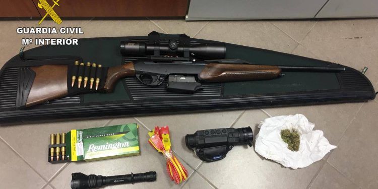 Dos detenidos y cinco investigados por furtivismo en una operación del Seprona en Guadalajara