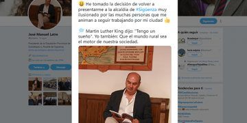José Manuel Latre se presenta a la reelección para seguir siendo alcalde de Sigüenza