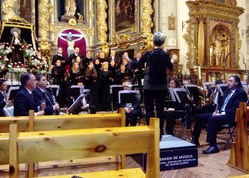 La Banda de la Diputación de Guadalajara y el coro Novi Cantores ofrecieron dos solemnes conciertos en Guadalajara capital y en Atienza