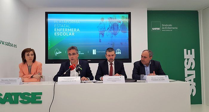 Nace la Plataforma Estatal de Enfermera Escolar para acabar con la gran “asignatura pendiente” de los sistemas educativo y sanitario de nuestro país