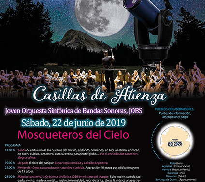 Casillas de Atienza, en la Sierra Norte de Guadalajara, anfitrión de la gala Violas y Luz de Luna
