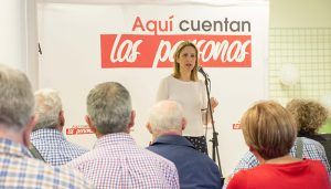 Cristina Maestra asegura en Marchamalo que “votar al PSOE es preservar la esencia de Europa”