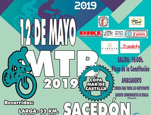 El domingo 12 se celebra en Sacedón la I Copa MTB Mar de Castilla, segunda prueba del Circuito MTB Diputación de Guadalajara