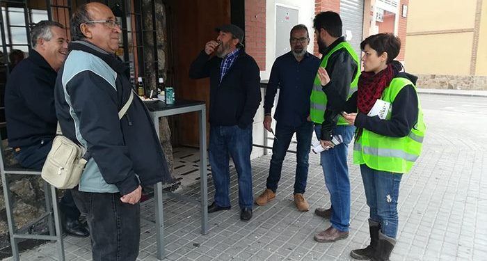 La candidatura de Aike visita las pedanías