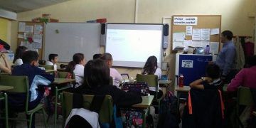 La #CiberseguridadAlCole de Voluntarios Telefónica llega a los alumnos de 6º de Primaria del CEIP Cristo de la Esperanza de Marchamalo