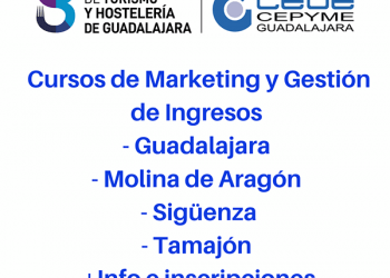 La Federación de Turismo y Hostelería de Guadalajara programa cuatro nuevos cursos formativos