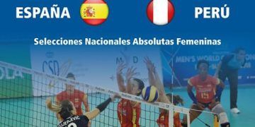 Las selecciones absolutas femeninas de  voleibol de España y Perú se enfrentarán el día 21 de mayo en el Multiusos