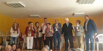 Latre felicita a los ganadores y participantes de la XIX edición de los Bolos Billa en Auñón que organiza la Diputación y  la Federación de Jubilados