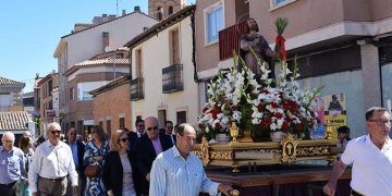 Los agricultores de Cabanillas festejan a su patrón