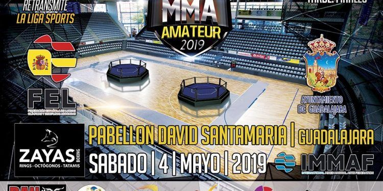 Más de 200 participantes se dan cita en el Campeonato de España  Senior de MMA  Amateur en el David Santamaría de Guadalajara