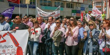 Pablo Bellido destaca el papel de UGT y CCOO en la consecución de derechos para la ciudadanía y pone de manifiesto el apoyo del PSOE a esta labor