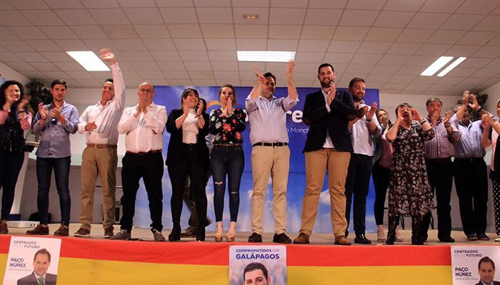 Paco Núñez presenta la candidatura del PP al Ayuntamiento de Galapagos