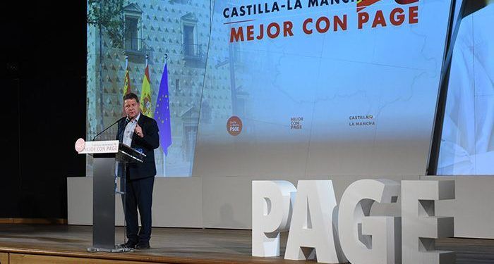 Page recuerda a Podemos en Guadalajara, este martes 21 de mayo, que él “no es el enemigo” sino Cospedal