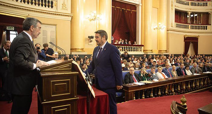 Rafael Esteban, Riansares Serrano y Julio García adquieren su condición plena de senadores