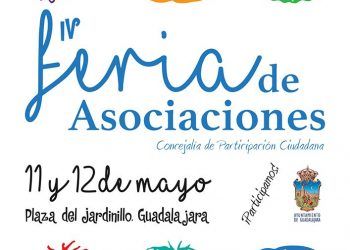 Un total de 46 asociaciones ciudadanas participan este año en Guadalajara en la 4ª edición de la Feria de las Asociaciones