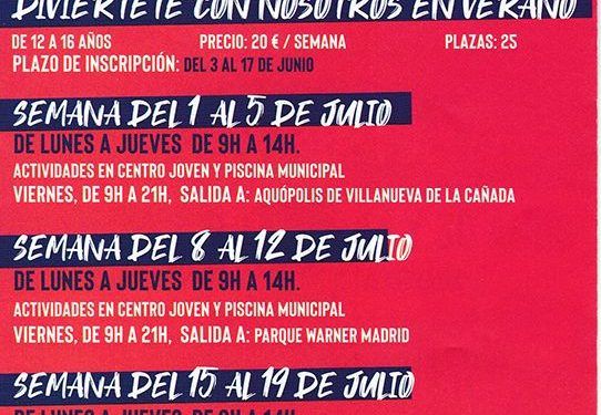 El Ayuntamiento de Guadalajara abre el plazo de inscripción para el campamento de verano “Diviértete  con nosotros”