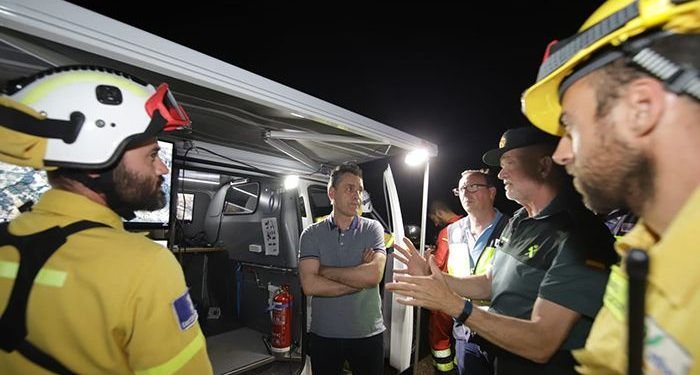 El delegado del Gobierno en Castilla-La Mancha activa la intervención de la Unidad Militar de Emergencias (UME) en el incendio de Toledo