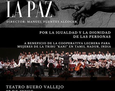 Jueves, 27 de junio, en el Buero Vallejo, concierto benéfico de Manos Unidas
