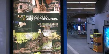 La Diputación de Guadalajara promociona la Arquitectura Negra en las calles e intercambiadores de Madrid