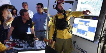 Page traslada su agradecimiento a los profesionales que participan en la extinción del incendio en el entorno de Toledo capital