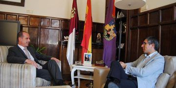 El alcalde de Guadalajara, Alberto Rojo, se reúne con el subdelegado del Gobierno, Ángel Canales
