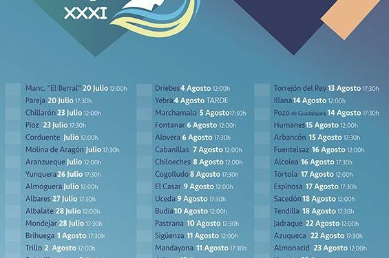 El Campeonato Interpueblos de Natación de Guadalajara llegará este año a cincuenta municipios