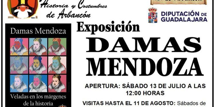 El sábado 13 se abre en Arbancón la Exposición “Damas Mendoza”