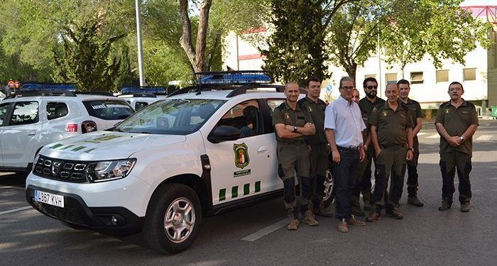 Los agentes medioambientales de Guadalajara disponen de cinco nuevos vehículos