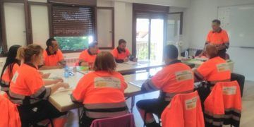 Ocho alumnos trabajan en Brihuega desde el 1 de julio en el programa de Recualificación y Reciclaje Profesional