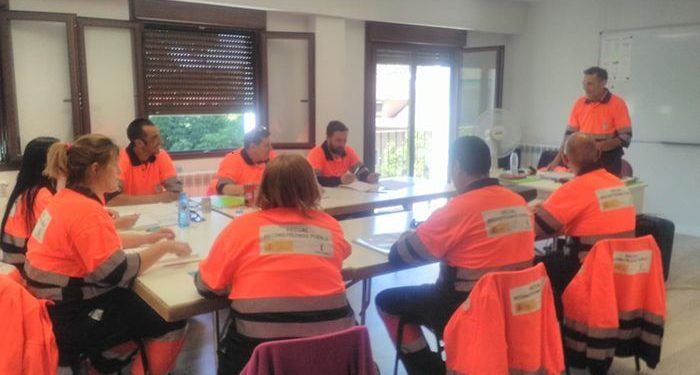 Ocho alumnos trabajan en Brihuega desde el 1 de julio en el programa de Recualificación y Reciclaje Profesional