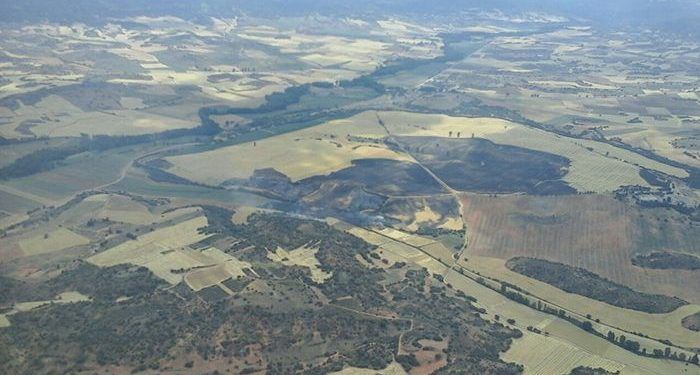Un incendio en Masegoso de Tajuña moviliza seis medios y 28 personas