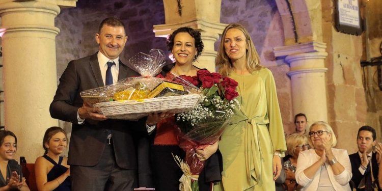 Magdalena Valerio, ministra de Trabajo en funciones, pregona las Fiestas de San Roque