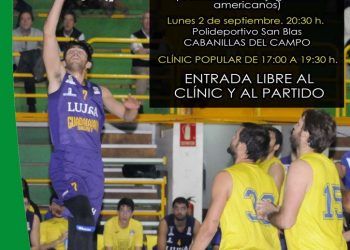 Cabanillas acogerá un partido internacional de baloncesto, el lunes 2 de septiembre