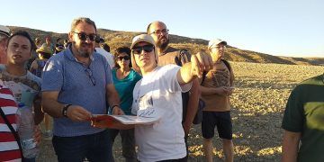 El delegado de la Junta en Guadalajara se une a la jornada de puertas abiertas de las excavaciones arqueológicas de Caraca en Driebes