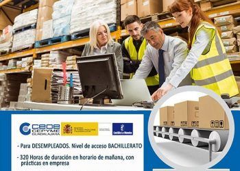 Últimas plazas para el curso de organización y gestión de almacenes de CEOE-Cepyme Guadalajara