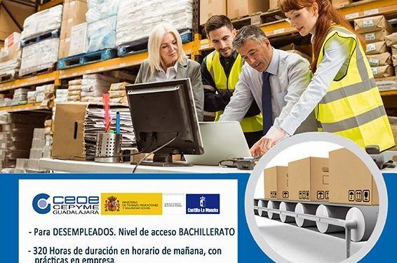 Últimas plazas para el curso de organización y gestión de almacenes de CEOE-Cepyme Guadalajara