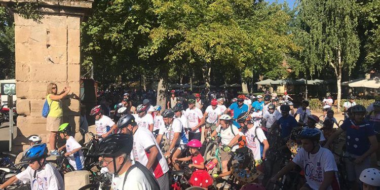 Participación récord en el Día de la Bicicleta de Sigüenza, con cuatrocientos ciclistas