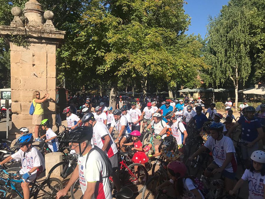 Participación récord en el Día de la Bicicleta de Sigüenza, con cuatrocientos ciclistas