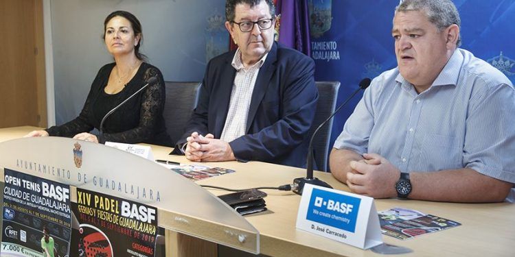 Los aficionados a los deportes de raqueta tienen una cita estas Ferias y Fiestas con el Open Tenis y Pádel BASF Ciudad de Guadalajara