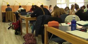 Trabajos de reforma en la climatización de la Sala de Estudio de la Biblioteca de Cabanillas