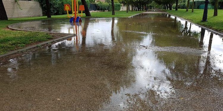 El paso de “Dana” por Cabanillas se salda con 22 llamadas a los servicios de emergencias