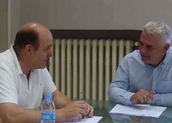 José Luis Vega y Braulio Carlés estudian nuevos proyectos para ampliar la cobertura social en Guadalajara