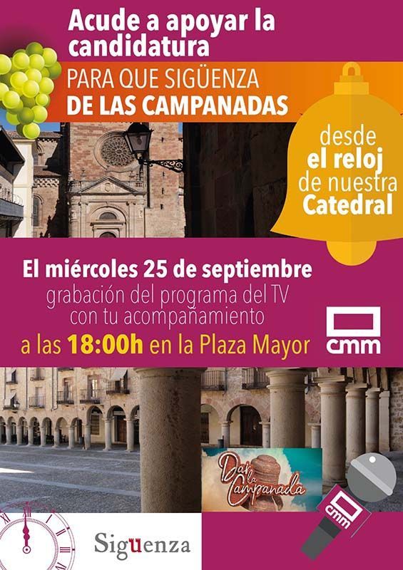 Sigüenza quiere dar la campanada en la Television de Castilla La Mancha