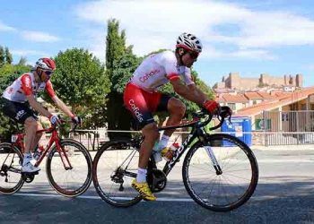 Sigüenza saludó el paso de La Vuelta