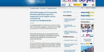 CECAM CEOE-CEPYME, pone en marcha una nueva página web, marco de referencia de la Formación Profesional Dual en nuestra región