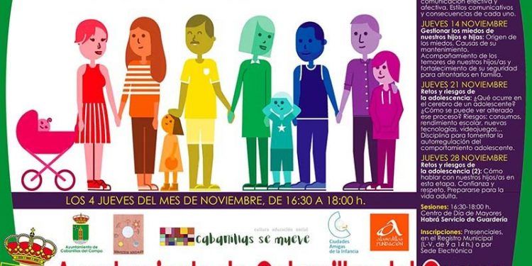 “Comunicación en familia”, en la nueva edición de la Escuela de Familias de Cabanillas “Comunicación en familia”, en la nueva edición de la Escuela de Familias de Cabanillas