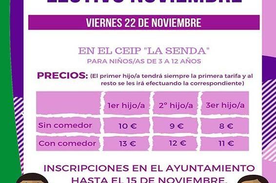 El Ayuntamiento de Cabanillas lanza un campamento urbano para la jornada no lectiva del 22 de noviembre El Ayuntamiento de Cabanillas lanza un campamento urbano para la jornada no lectiva del 22 de noviembre