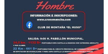 El domingo 27 en Molina de Aragón , V Trail Pie del Hombre, penúltima prueba del Circuito de Carreras de Montaña de Diputación de Guadalajara