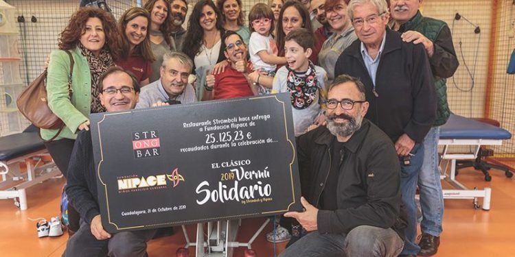 El VI Vermú Solidario de las Fiestas de Guadalajara recauda más de 25.000 euros para la Fundación Nipace