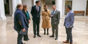 Franco destaca “la buena progresión” que llevan las obras del futuro Parador de Molina